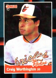 1988 Donruss Rookies Baseball Cards    023      Craig Worthington